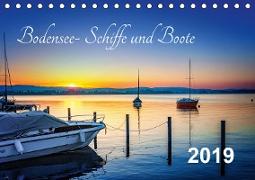 Bodensee-Schiffe und Boote (Tischkalender 2019 DIN A5 quer)