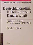 Deutschlandpolitik in Helmut Kohls Kanzlerschaft