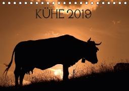 Kühe 2019 (Tischkalender 2019 DIN A5 quer)