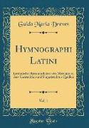 Hymnographi Latini, Vol. 1