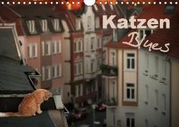 Katzen Blues (Wandkalender 2019 DIN A4 quer)