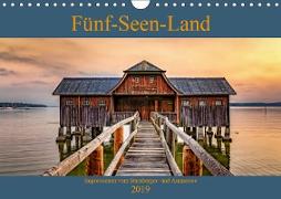 F?nf-Seen-Land (Wandkalender 2019 DIN A4 quer)