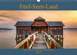 F?nf-Seen-Land (Wandkalender 2019 DIN A3 quer)