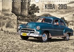 Kuba 2019 die Oldtimer auf Kubas Straßen (Wandkalender 2019 DIN A4 quer)