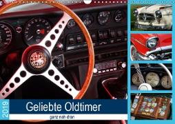 Geliebte Oldtimer, ganz nah dran (Wandkalender 2019 DIN A3 quer)