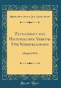 Zeitschrift des Historischen Vereins Für Niedersachsen