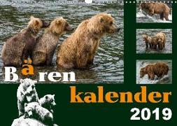 Bärenkalender (Wandkalender 2019 DIN A3 quer)