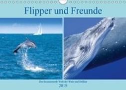 Flipper und Freunde (Wandkalender 2019 DIN A4 quer)