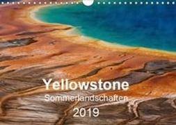 Yellowstone Sommerlandschaften (Wandkalender 2019 DIN A4 quer)