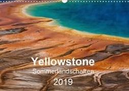 Yellowstone Sommerlandschaften (Wandkalender 2019 DIN A3 quer)