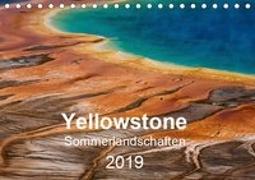Yellowstone Sommerlandschaften (Tischkalender 2019 DIN A5 quer)