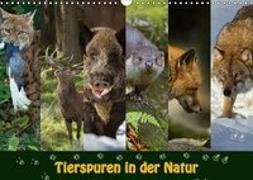 Tierspuren in der Natur (Wandkalender 2019 DIN A3 quer)