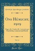 Ons Hémecht, 1919, Vol. 25