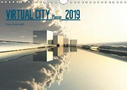 VIRTUAL CITY PLANER 2019 (Wandkalender 2019 DIN A4 quer)