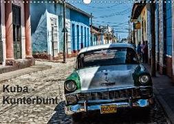 Kuba - Kunterbunt (Wandkalender 2019 DIN A3 quer)