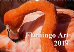 Flamingo Art 2019 (Wandkalender 2019 DIN A3 quer)