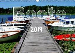 Boote (Wandkalender 2019 DIN A3 quer)