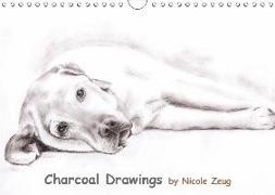 Charcoal Drawings (Wandkalender 2019 DIN A4 quer)
