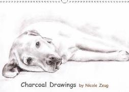 Charcoal Drawings (Wandkalender 2019 DIN A3 quer)