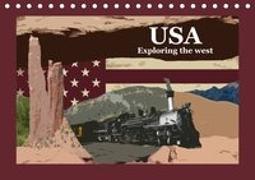 USA - Exploring the west (Tischkalender 2019 DIN A5 quer)