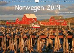 Norwegen 2019 (Wandkalender 2019 DIN A4 quer)