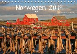 Norwegen 2019 (Tischkalender 2019 DIN A5 quer)