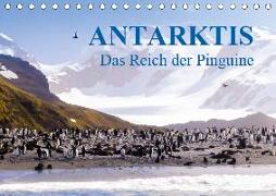 Antarktis - Das Reich der Pinguine CH-Version (Tischkalender 2019 DIN A5 quer)