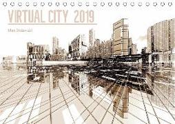 VIRTUAL CITY 2019 CH-Version (Tischkalender 2019 DIN A5 quer)