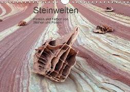 Steinwelten - Formen und Farben von Steinen und Felsen (Wandkalender 2019 DIN A4 quer)