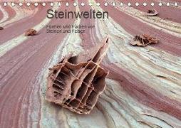 Steinwelten - Formen und Farben von Steinen und Felsen (Tischkalender 2019 DIN A5 quer)