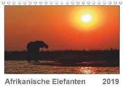 Afrikanische Elefanten (Tischkalender 2019 DIN A5 quer)