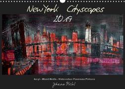 New York Cityscapes 2019 (Wandkalender 2019 DIN A3 quer)