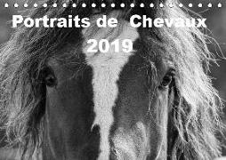 Portraits de Chevaux 2019 (Tischkalender 2019 DIN A5 quer)