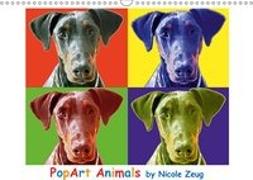 PopArt Animals (Wandkalender 2019 DIN A3 quer)
