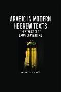 Arabic in Modern Hebrew Texts