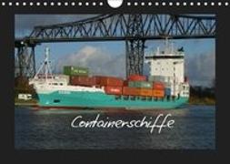 Containerschiffe (Wandkalender 2019 DIN A4 quer)