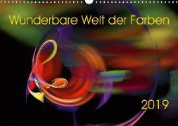 Wunderbare Welt der Farben 2019 (Wandkalender 2019 DIN A3 quer)