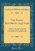 The Indian Handbook, 1935-1936