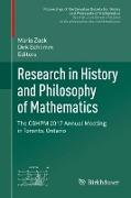 Research in History and Philosophy of Mathematics