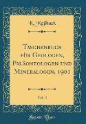 Taschenbuch für Geologen, Paläontologen und Mineralogen, 1901, Vol. 4 (Classic Reprint)