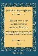 Briefe von und an Gottfried August Burger, Vol. 3