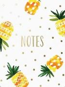 Pocket Notes: Pineapple - Notizblock im praktischen Taschenformat: Ananas