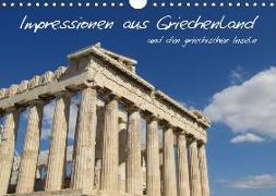 Impressionen aus Griechenland (Wandkalender 2019 DIN A4 quer)
