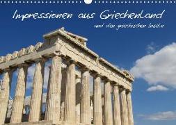 Impressionen aus Griechenland (Wandkalender 2019 DIN A3 quer)