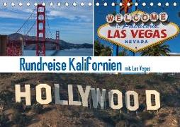 Rundreise Kalifornien mit Las Vegas (Tischkalender 2019 DIN A5 quer)