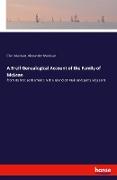 A Breif Genealogical Account of the Family of McLean