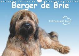 Berger de Brie - Fellnase mit Herz (Wandkalender 2019 DIN A4 quer)