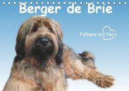 Berger de Brie - Fellnase mit Herz (Tischkalender 2019 DIN A5 quer)