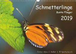 Schmetterlinge - Bunte Flieger 2019CH-Version (Wandkalender 2019 DIN A3 quer)