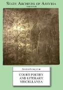 Court Poetry and Literary Miscellanea